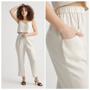 Quince Cream Ankle & Cropped Pants